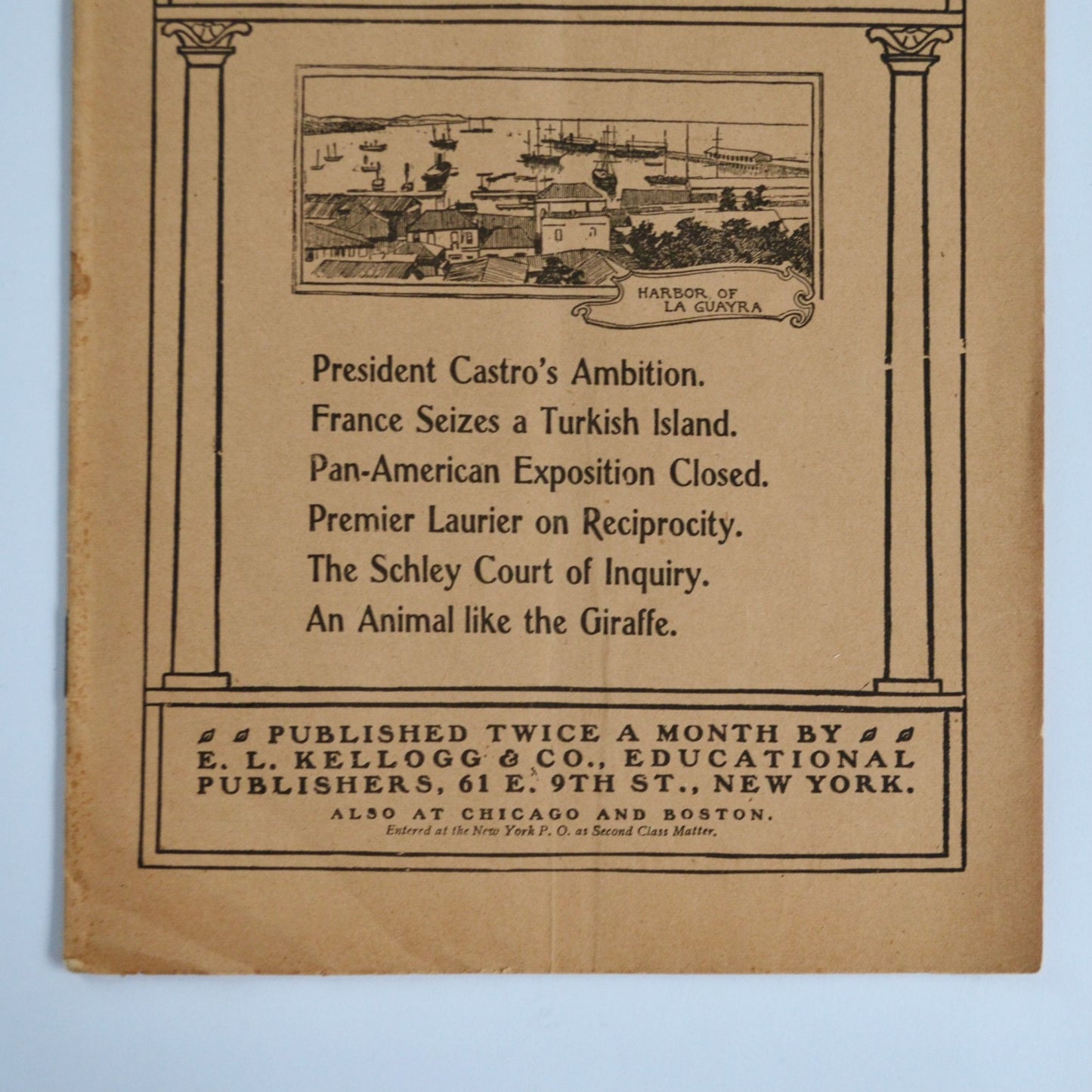 November 15 1901 Our Times Magazine Antique