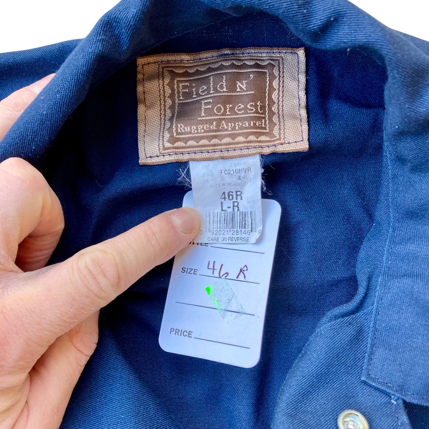 Field N' Forest Blue Mechanic Coveralls Size 46R Jumpsuit