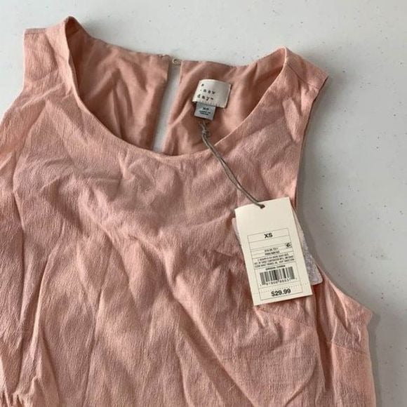 New A New Day Blush Pink Tiered Dress