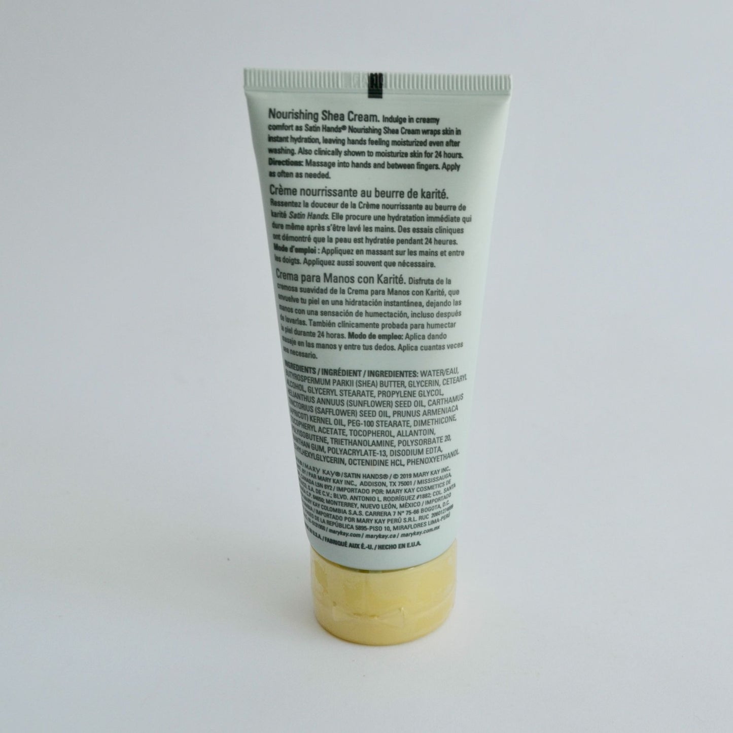 Mary Kay Satin Hands Nourishing Shea Cream Fragrance-Free 3 oz New