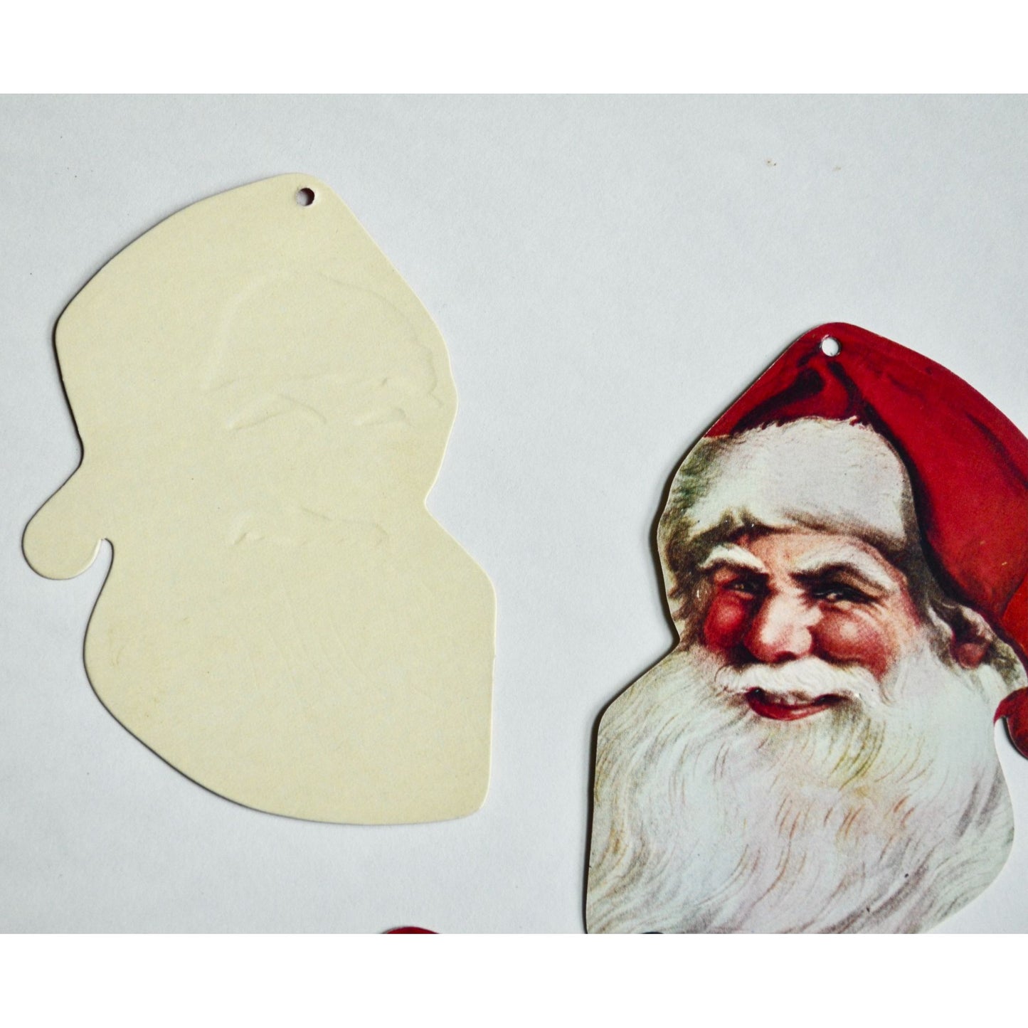 Silvestri Santa Tags Vintage Unused Set of 3