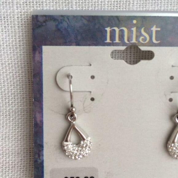 Mist Sterling Silver Swarovski Crystal Earrings