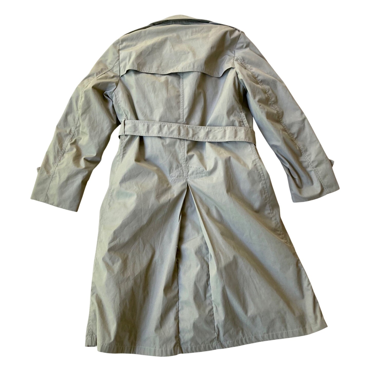 USMC Trench Coat All Weather Dress Jacket Size 38L US Military Marines