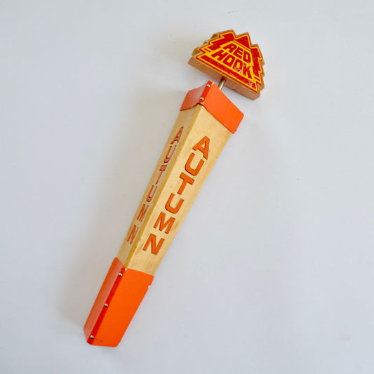 Red Hook Autumn Ale 3-Sided Tap Handle Beer 12" Wood Seattle, Washington USA
