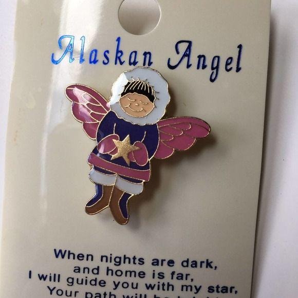 New Alaskan Angel Pin Brooch