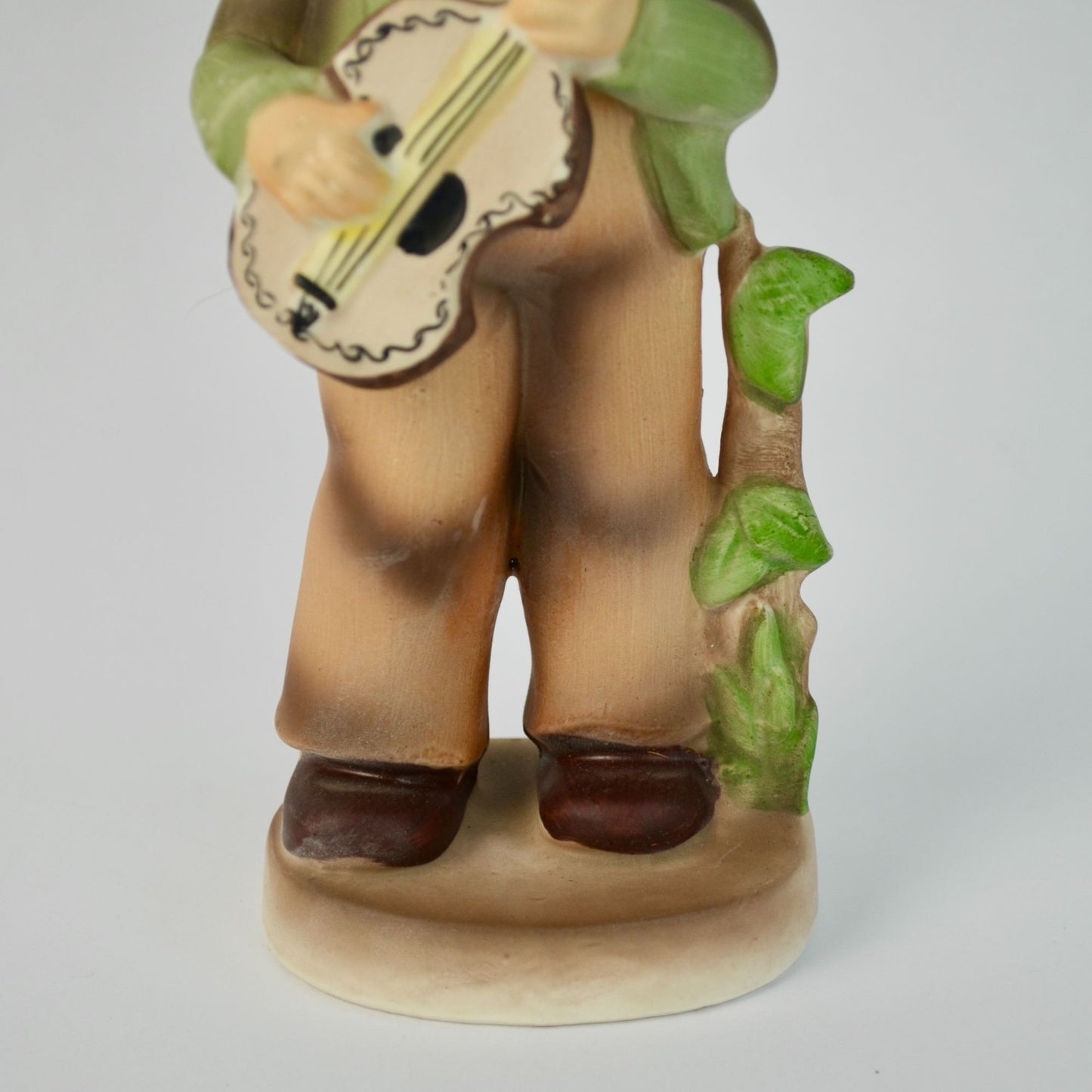 Enesco Japan Boy Playing Guitar Singing 8.5"