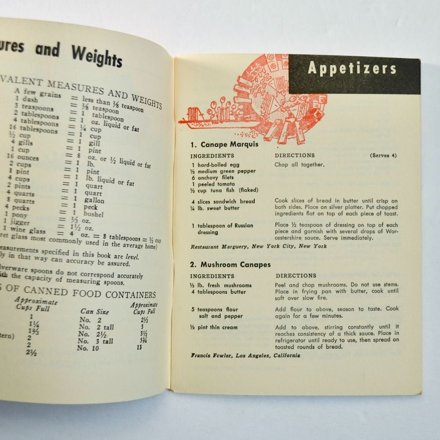 Duncan Hines Favorite Recipes Vintage Book