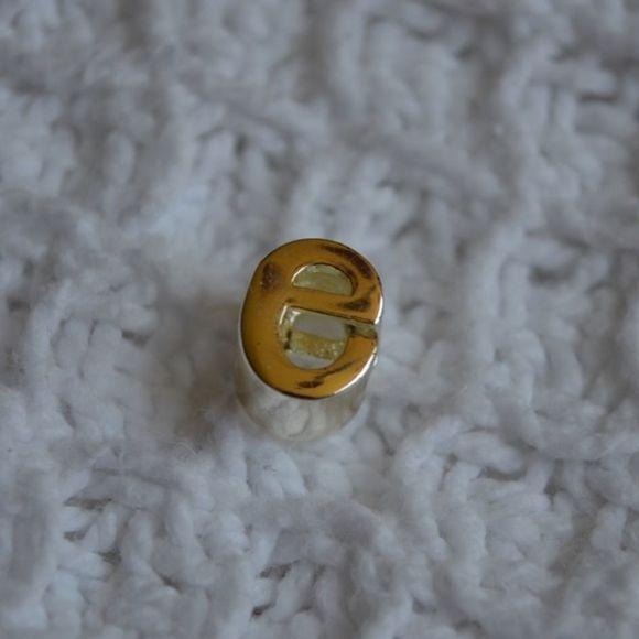 New Creativity Beads Initial E Charm Bead