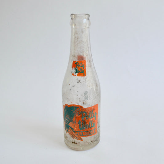 Vintage Polly Wolly Beverages Glass Bottle Seven-Up 7up Duluth, MN