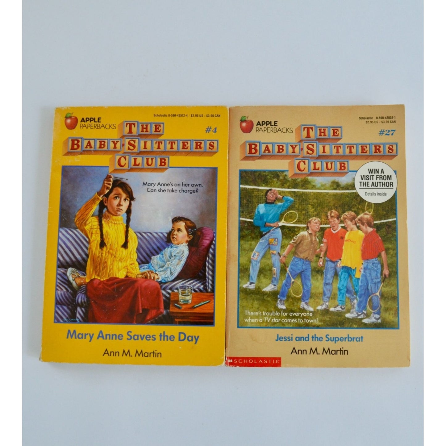 The Baby-Sitters Club Book Lot 4 & 27 Ann M. Martin