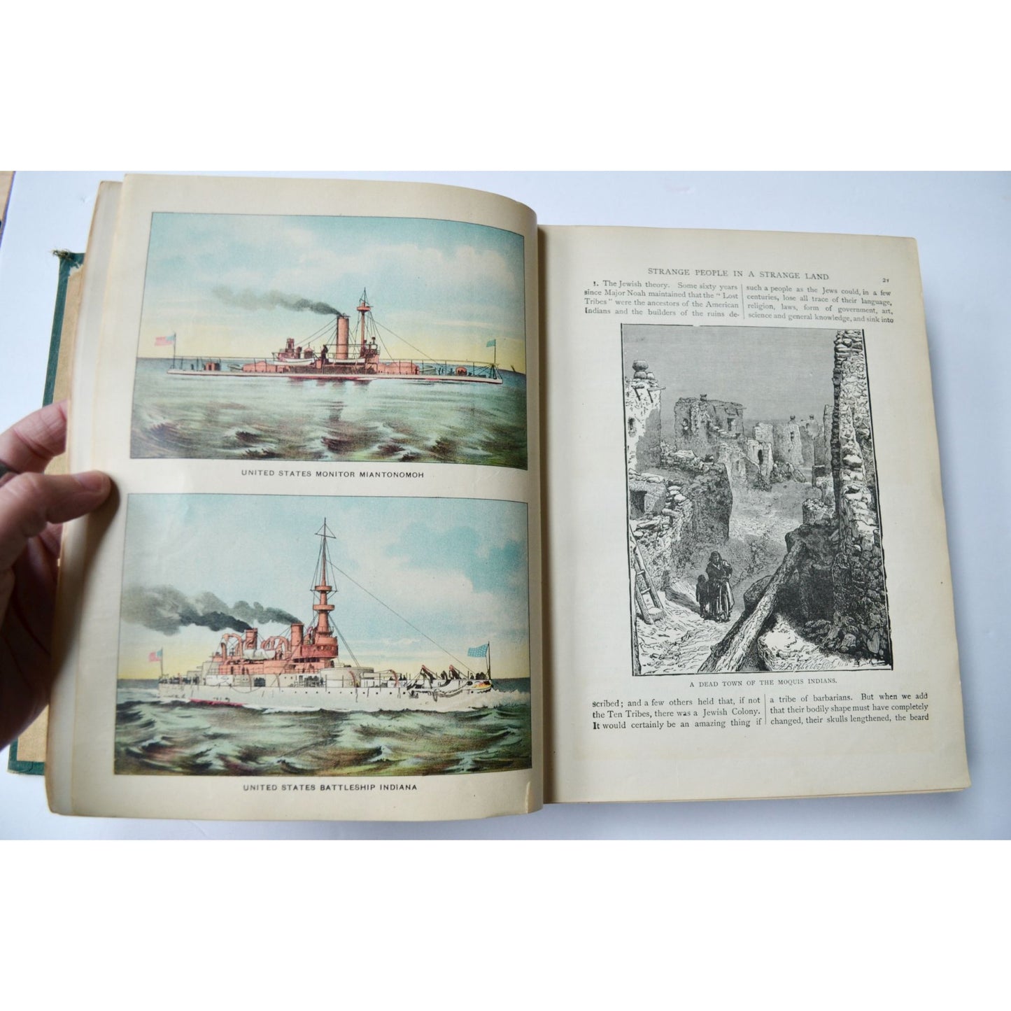 1900 Twentieth Century History of America and our Island Possessions Antique Book