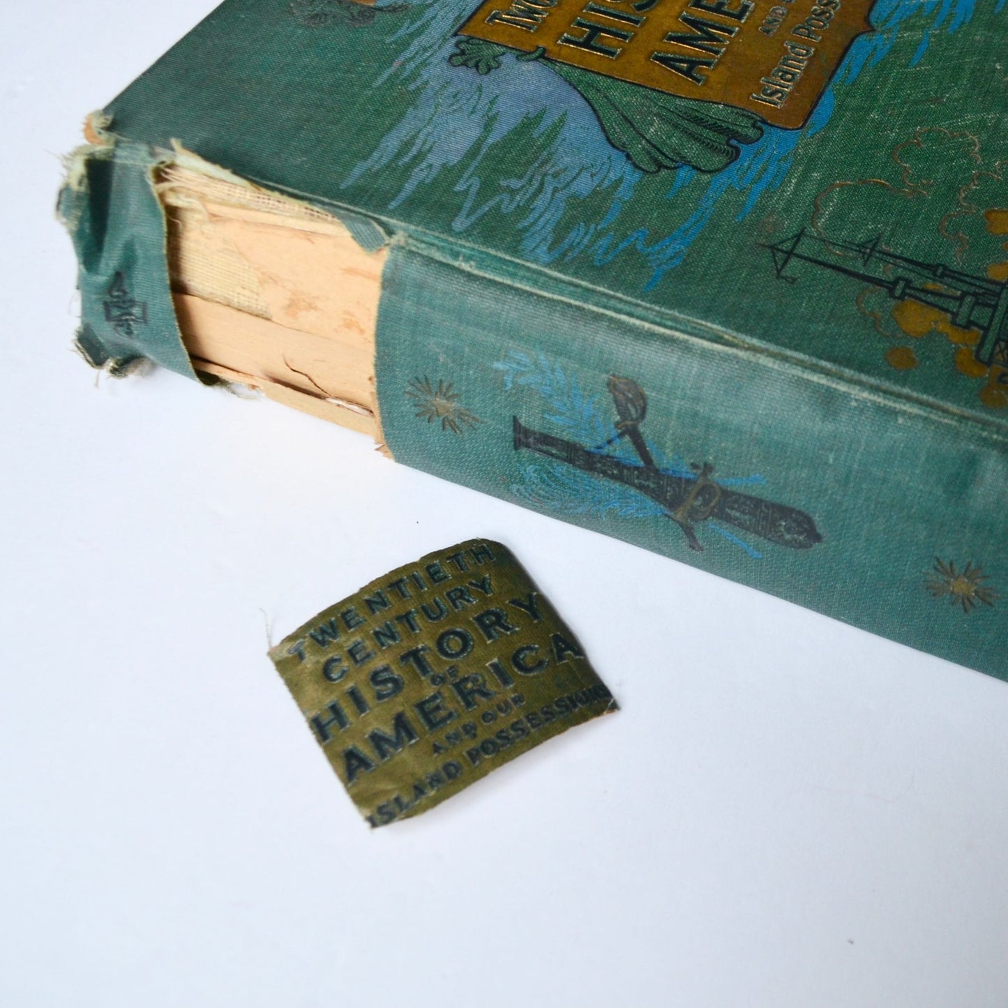 1900 Twentieth Century History of America and our Island Possessions Antique Book