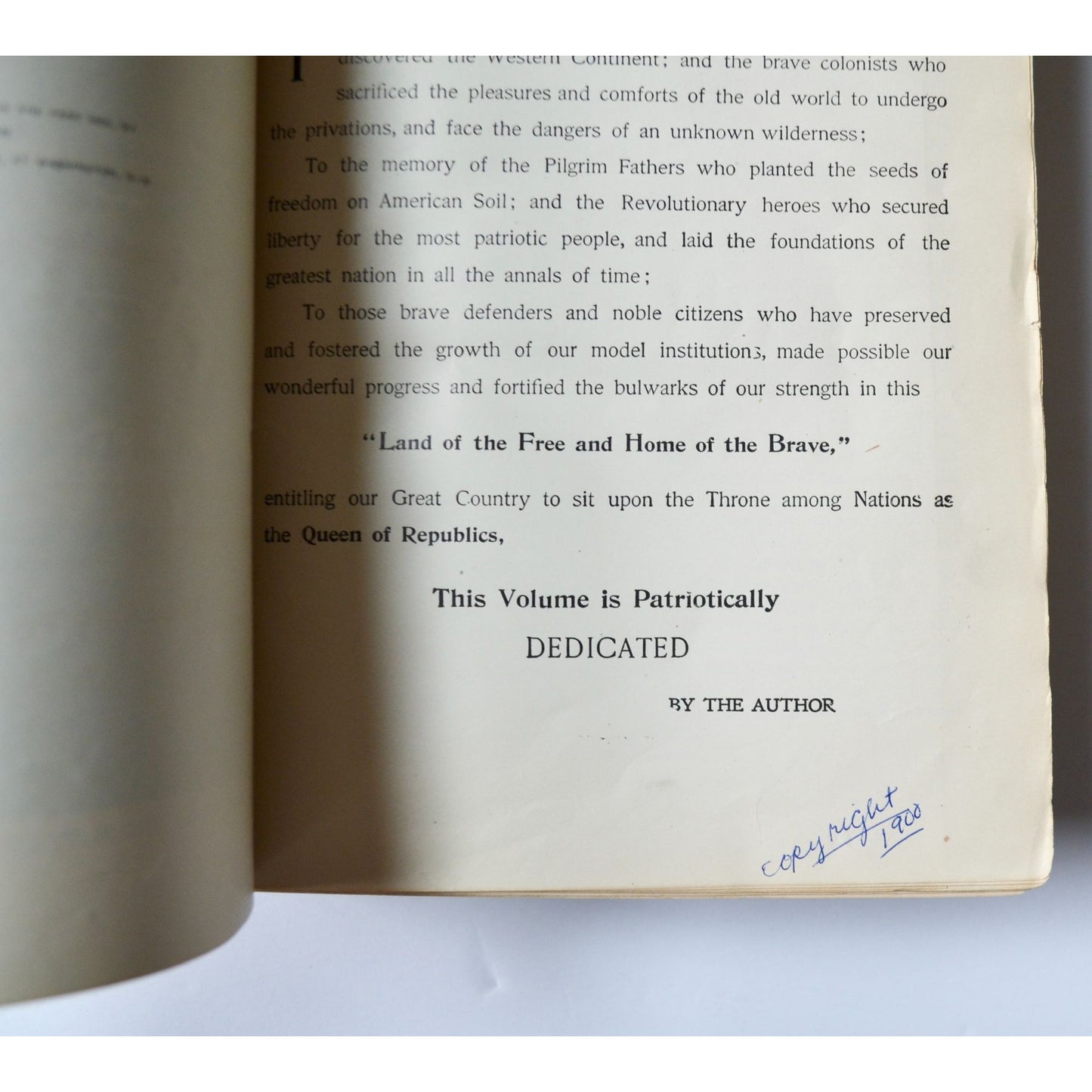 1900 Twentieth Century History of America and our Island Possessions Antique Book