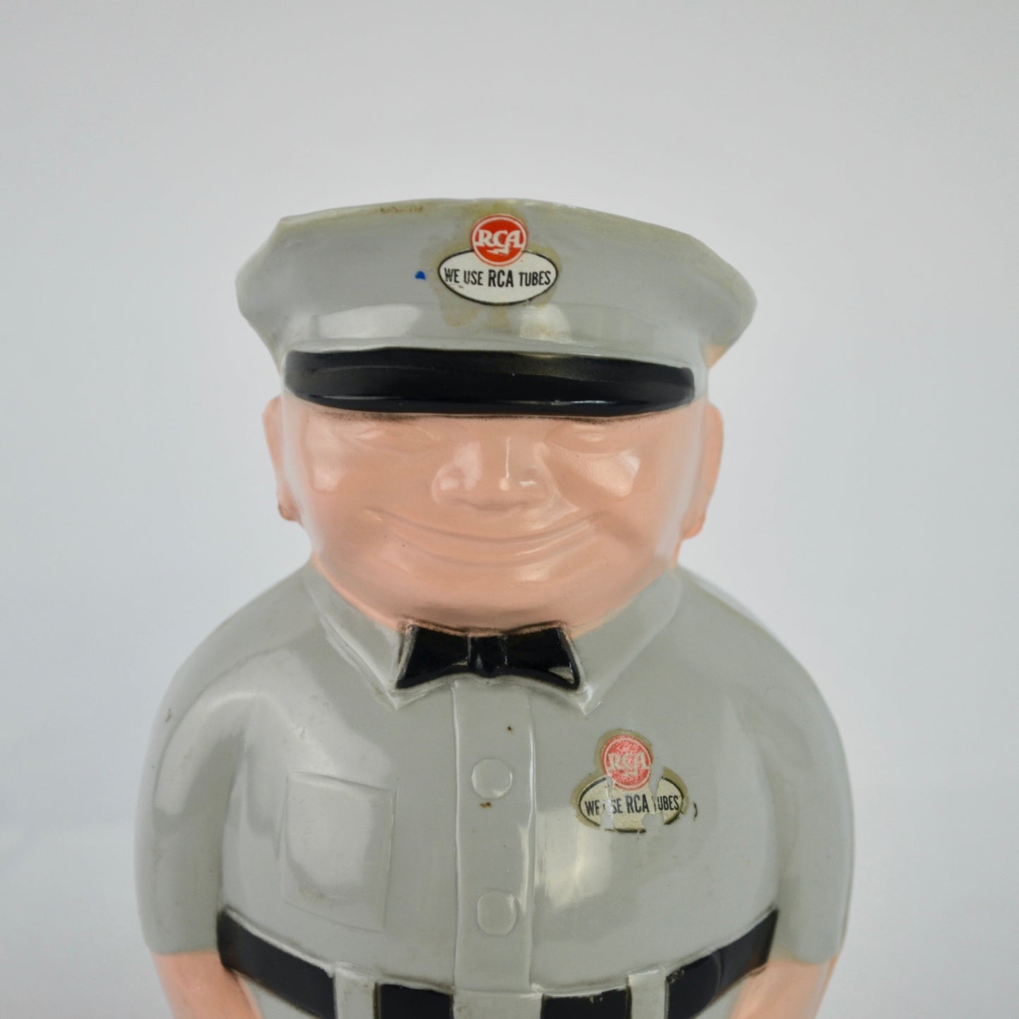 RCA Joe Silverama Plastic Coinbank Vintage Northwest Radio Duluth MN