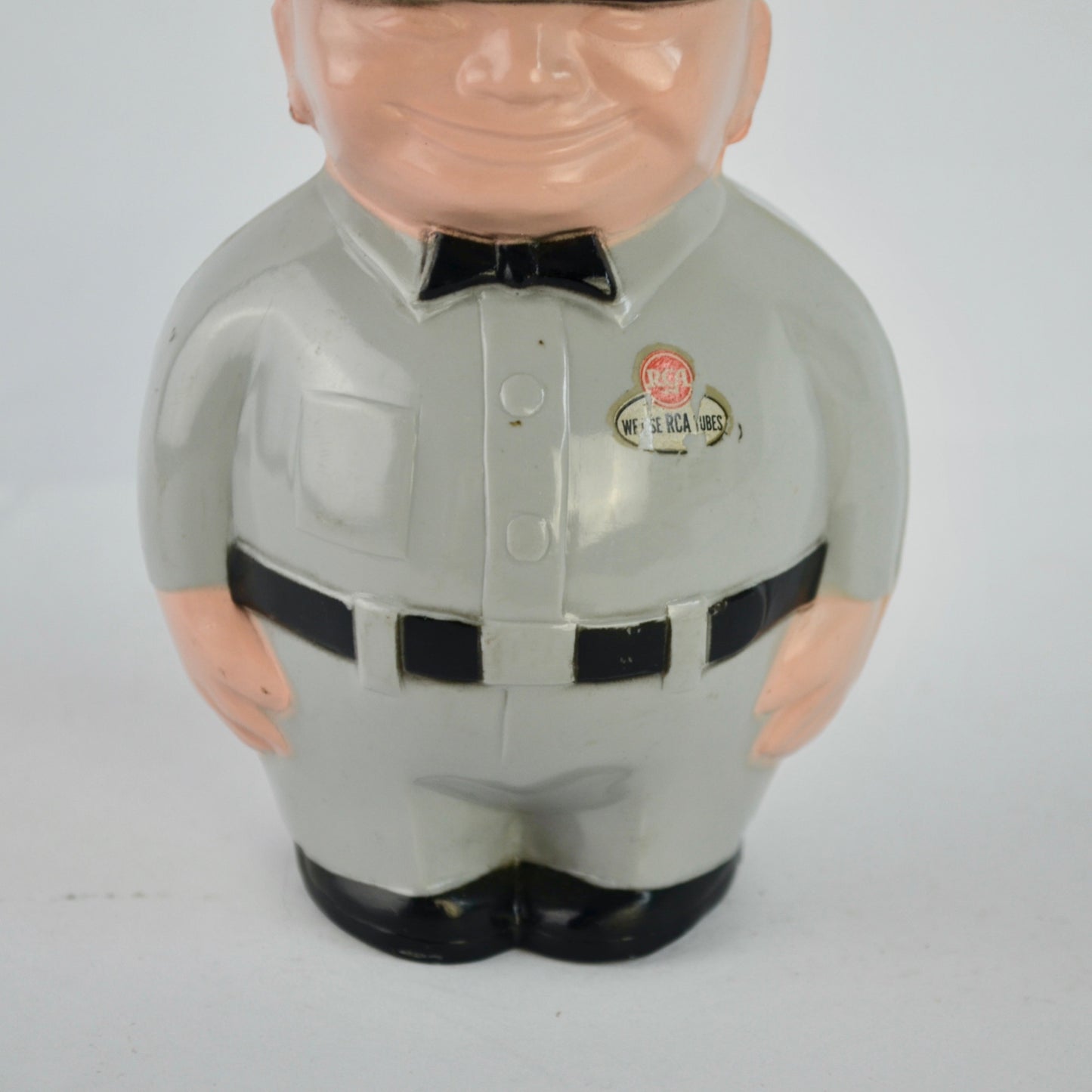 RCA Joe Silverama Plastic Coinbank Vintage Northwest Radio Duluth MN