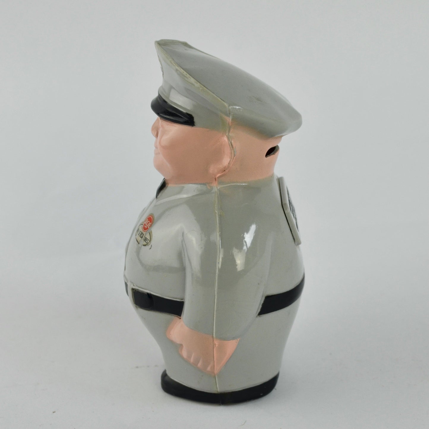 RCA Joe Silverama Plastic Coinbank Vintage Northwest Radio Duluth MN