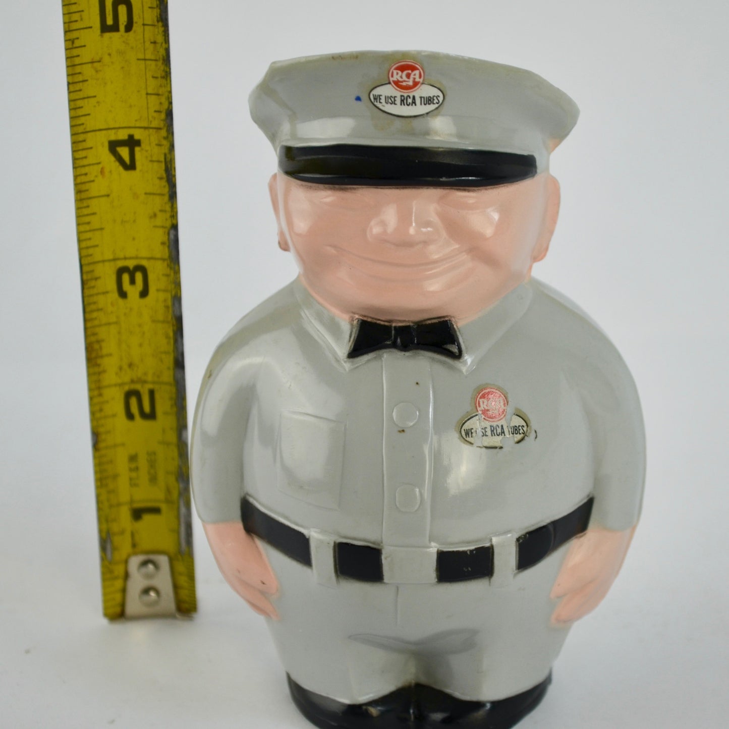 RCA Joe Silverama Plastic Coinbank Vintage Northwest Radio Duluth MN