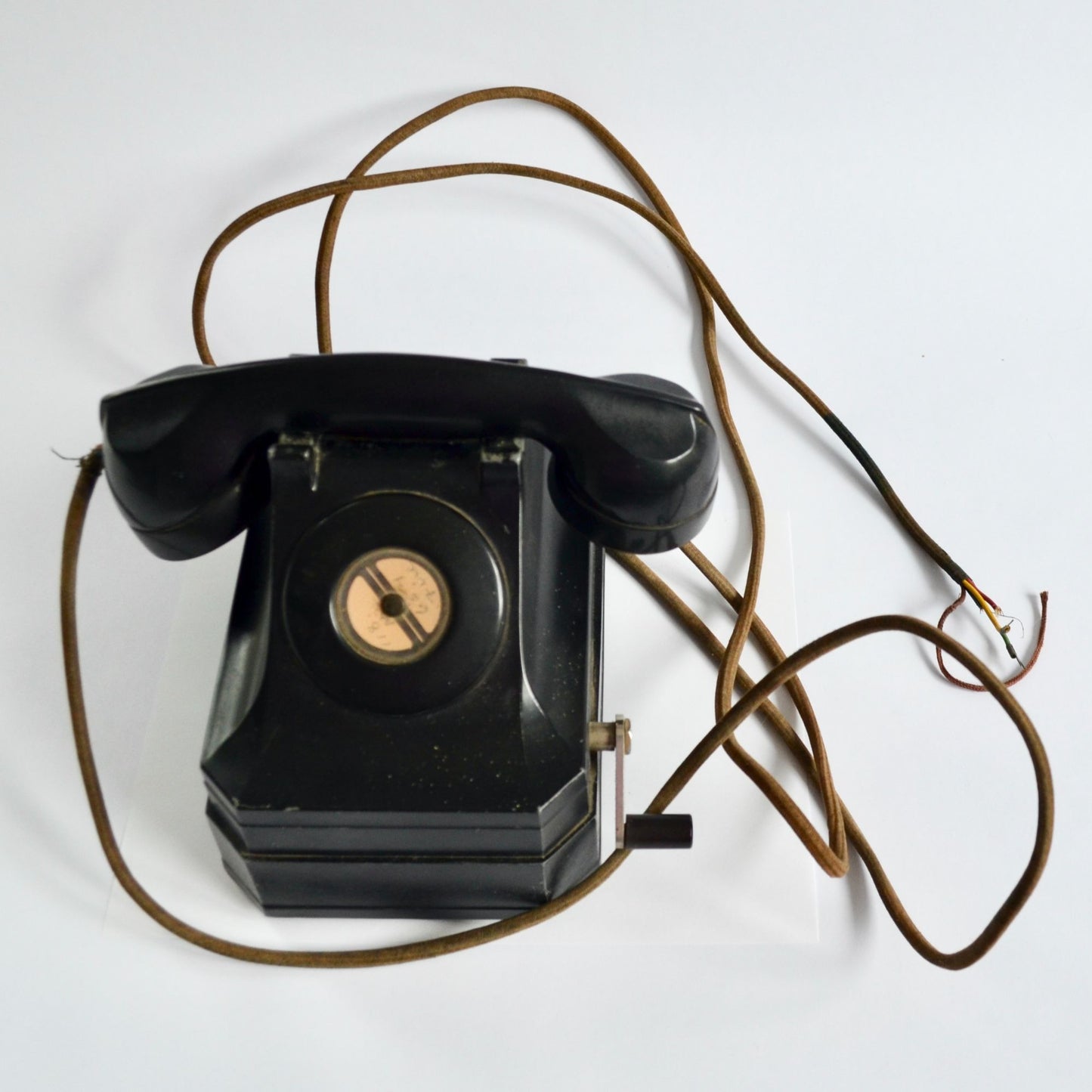 Vintage Stromberg Carlson Model 1248 Telephone Hand-Crank Phone Black
