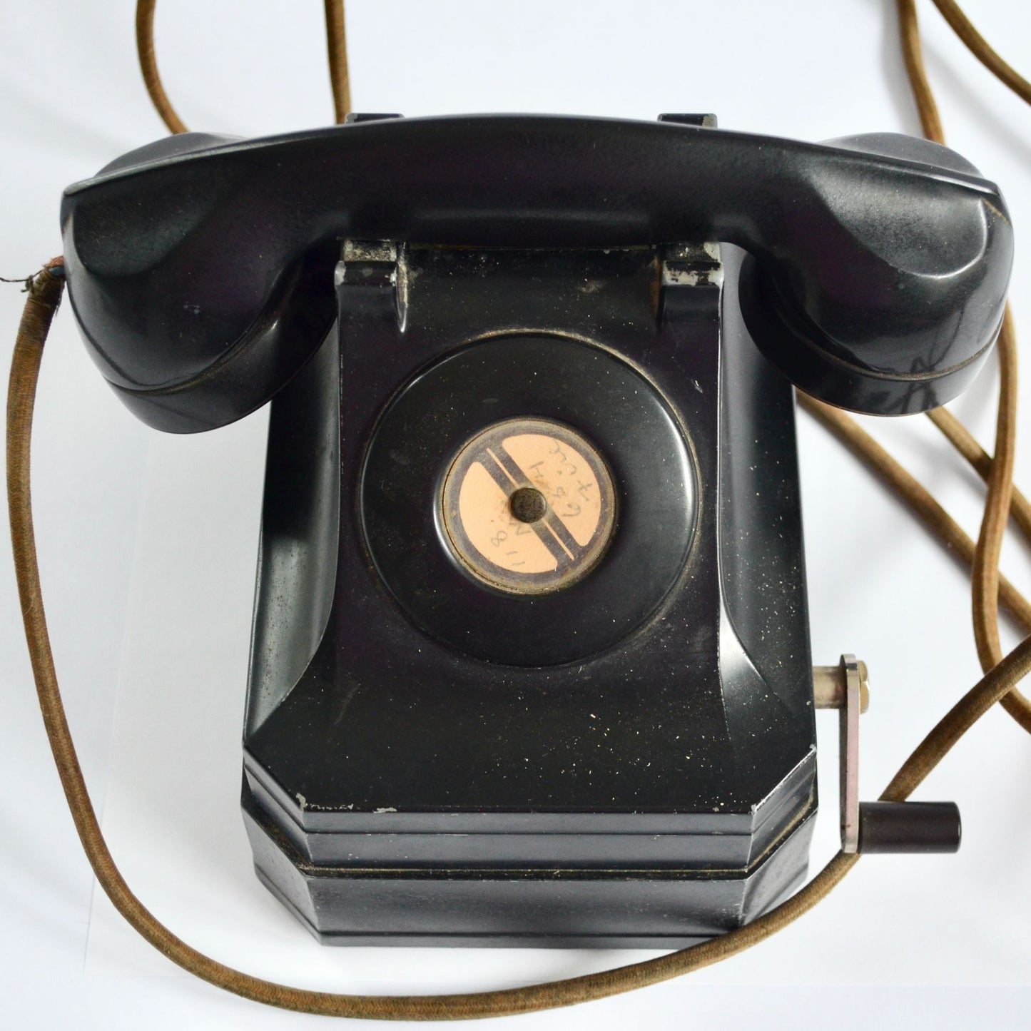 Vintage Stromberg Carlson Model 1248 Telephone Hand-Crank Phone Black