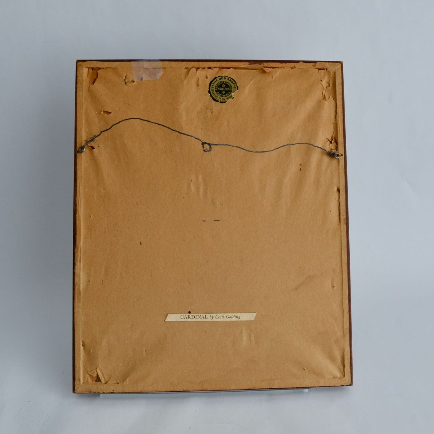 Cecil Golding Cardinal Framed Vintage Print