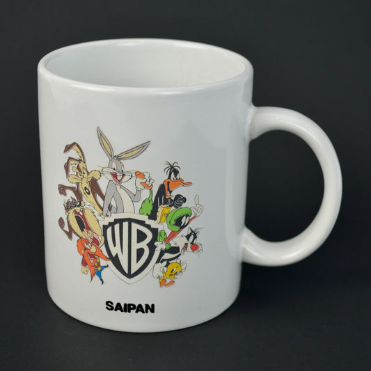 WB Saipan Warner Brothers Studio Store 1999 Vintage Coffee Mug Looney Tunes