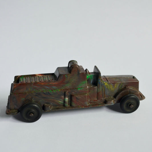 Vintage 1950's Lido Fire Truck Toy 6" Hard Plastic