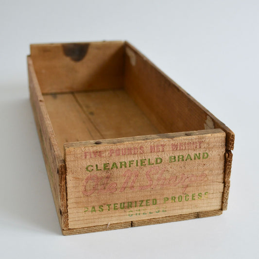 Ole'n Sharpe Cheese Wooden Box 5 LBS READ