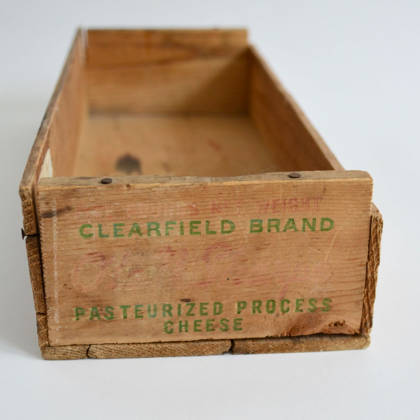 Ole'n Sharpe Cheese Wooden Box 5 LBS READ