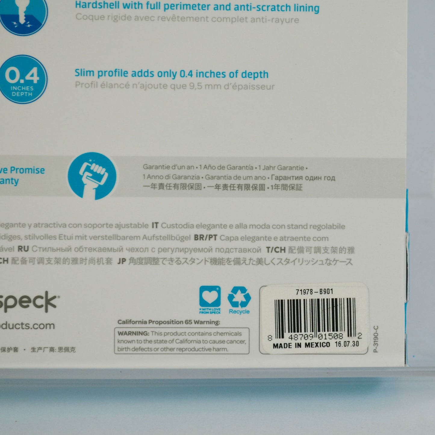 Speck All iPad mini 2 3 StyleFolio Teal Blue Case New