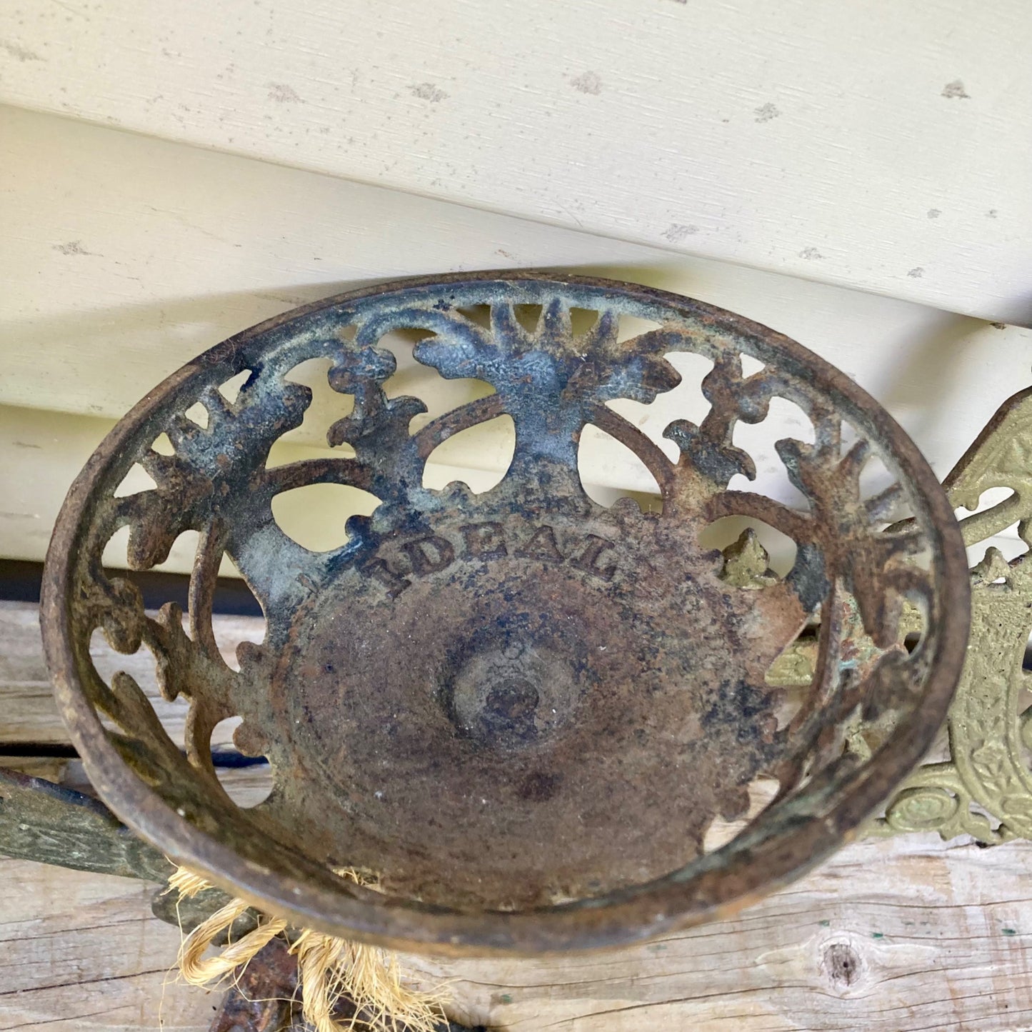 Lot 2 Vintage Ideal Cast Iron Oil Lamp Wall Sconces Antique Swing Arm Sconce