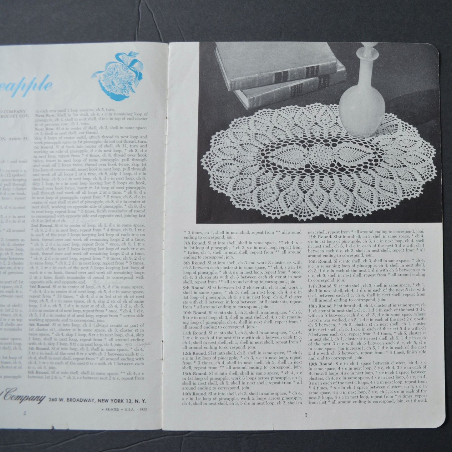 Vintage Star Doily Book No. 124 1955 Crochet Patterns