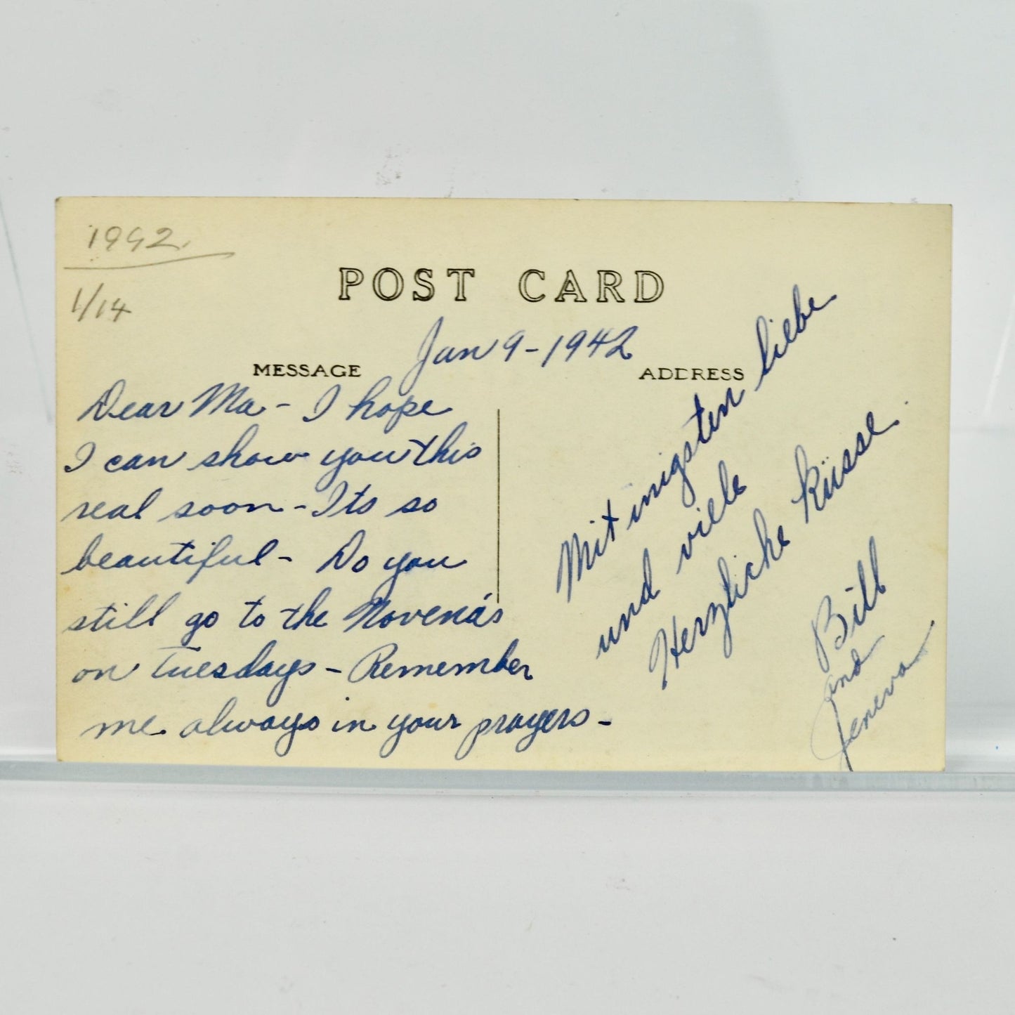 Lourdes Grotto Church of Immaculate Conception Gardens Los Angeles Postcard