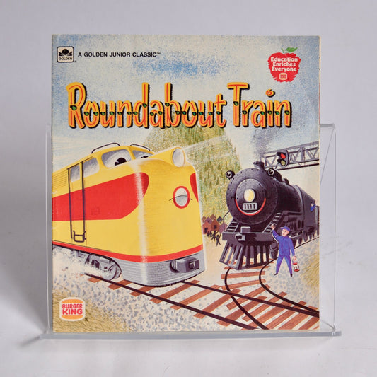 Golden Books Roundabout Train Burger King Book