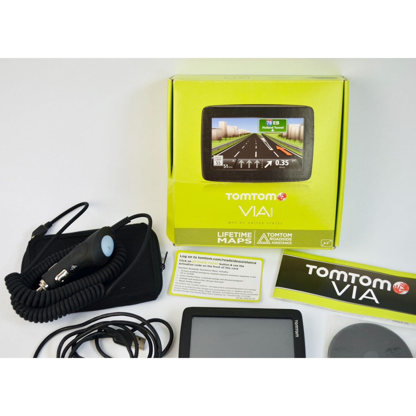 Tom Tom 4EN42 GPS VIA In Original Box TESTED WORKING