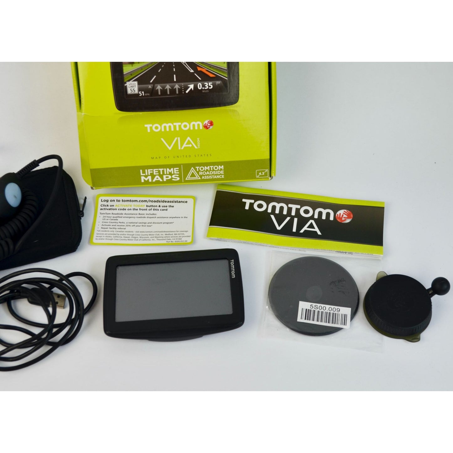 Tom Tom 4EN42 GPS VIA In Original Box TESTED WORKING