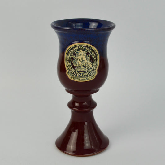 Deneen Pottery Maryland Renaissance Festival Let Merriment Abound Goblet 1992