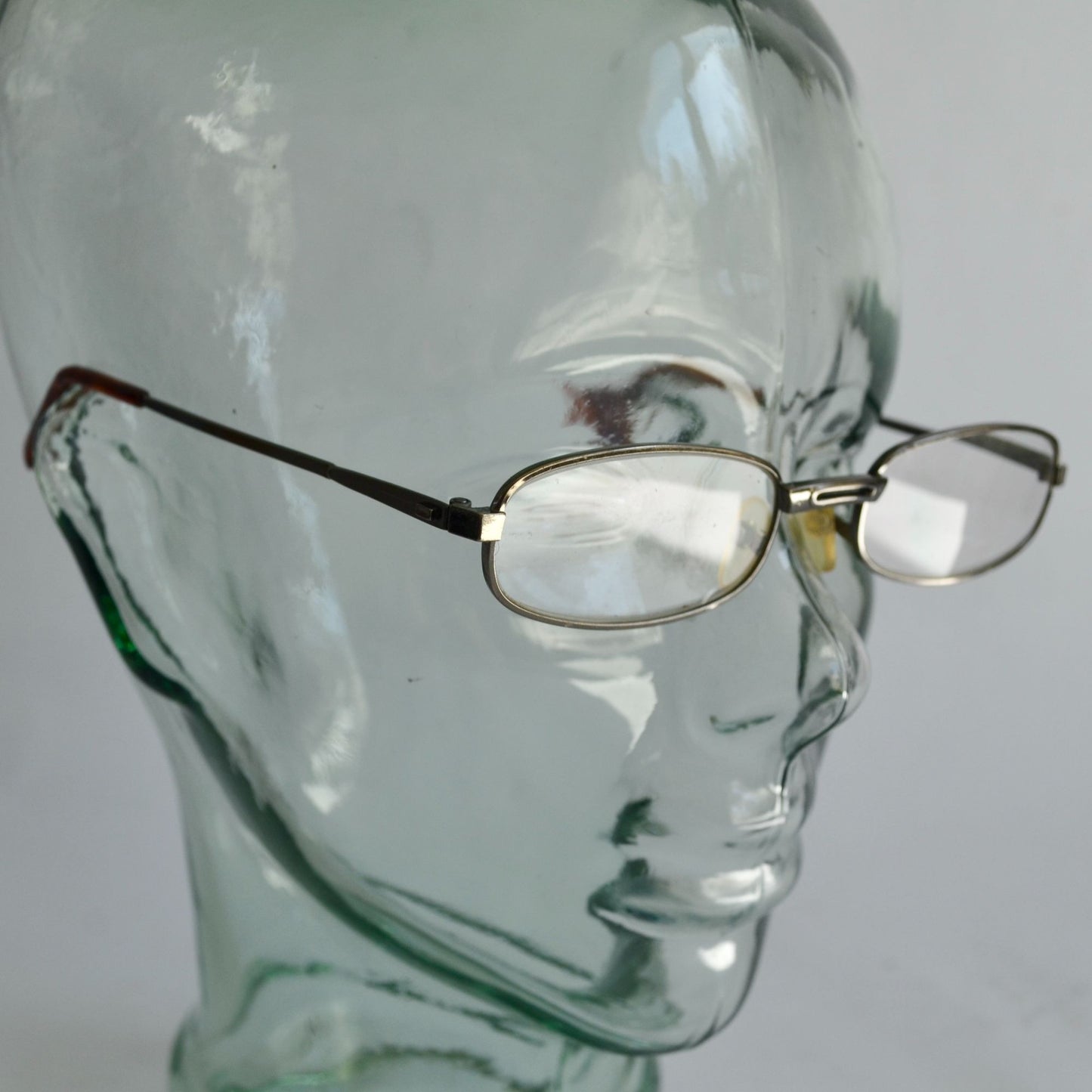 Vintage Reading Eyeglasses Magnifying Cheaters Glasses Metal Frame