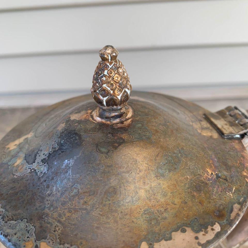 Paul Revere Reproduction Pineapple Top Teapot Silver