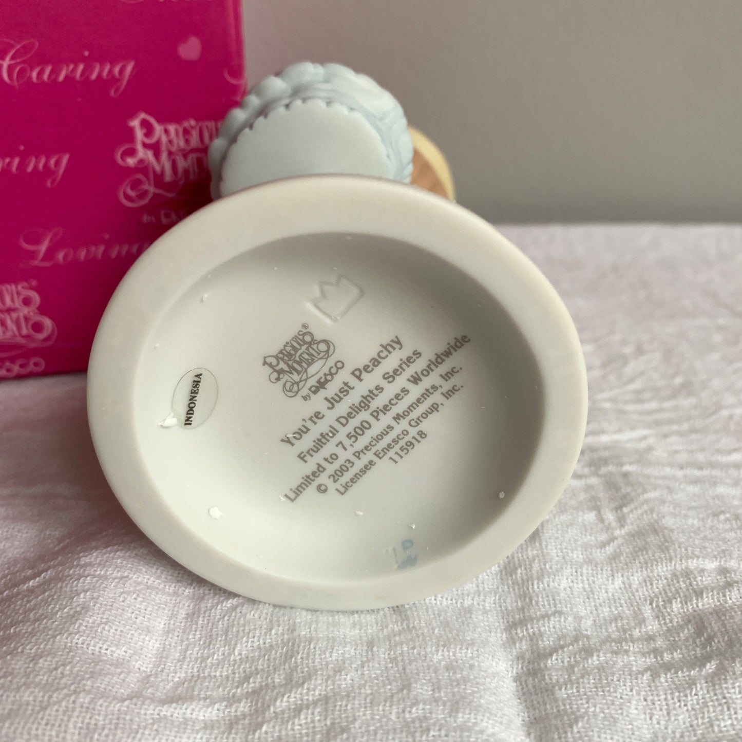 Precious Moments 115918 You're Just Peachy Fruitful Delights Series Figurine