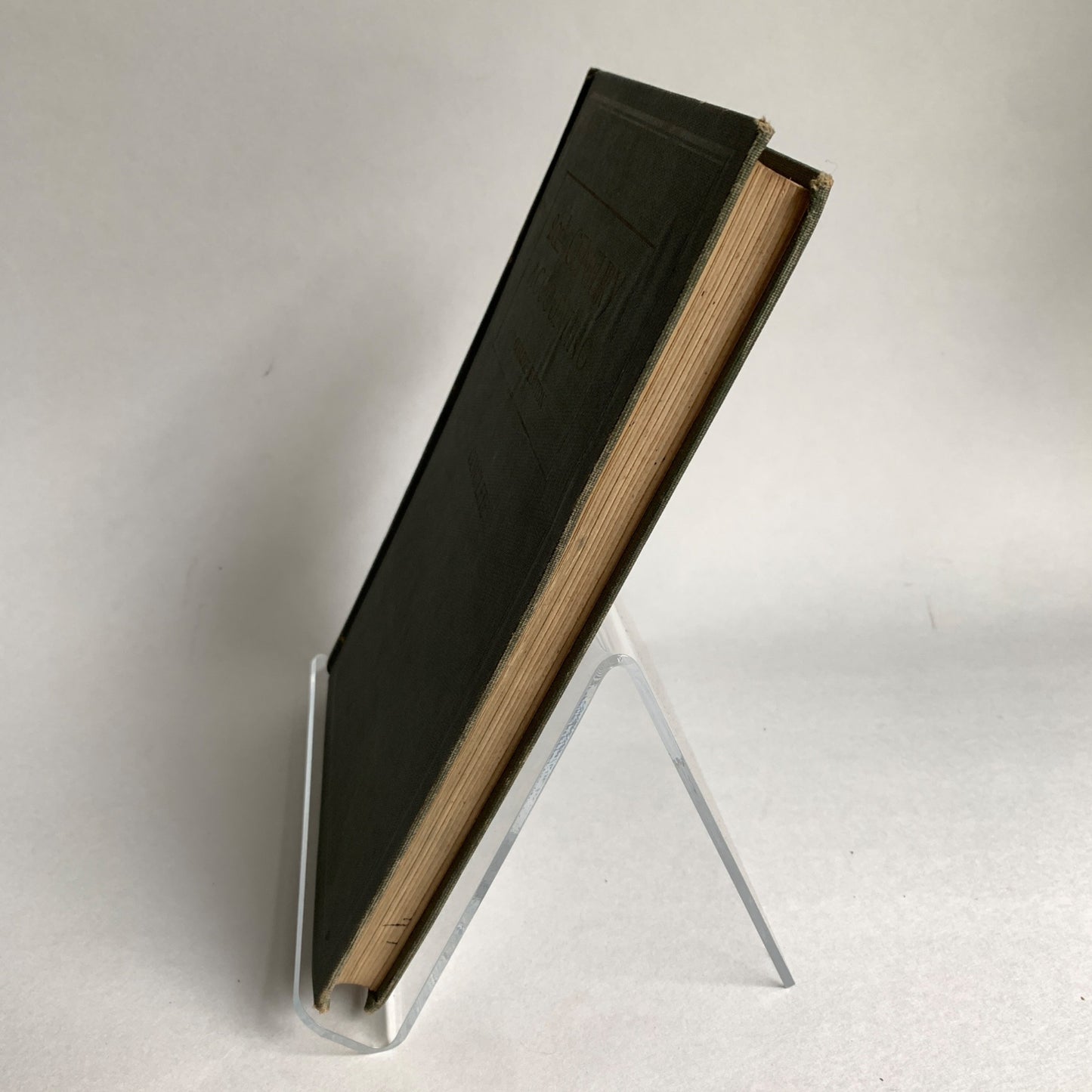 1929 20th Century Accounting College Edition James Baker Vintage Book Green