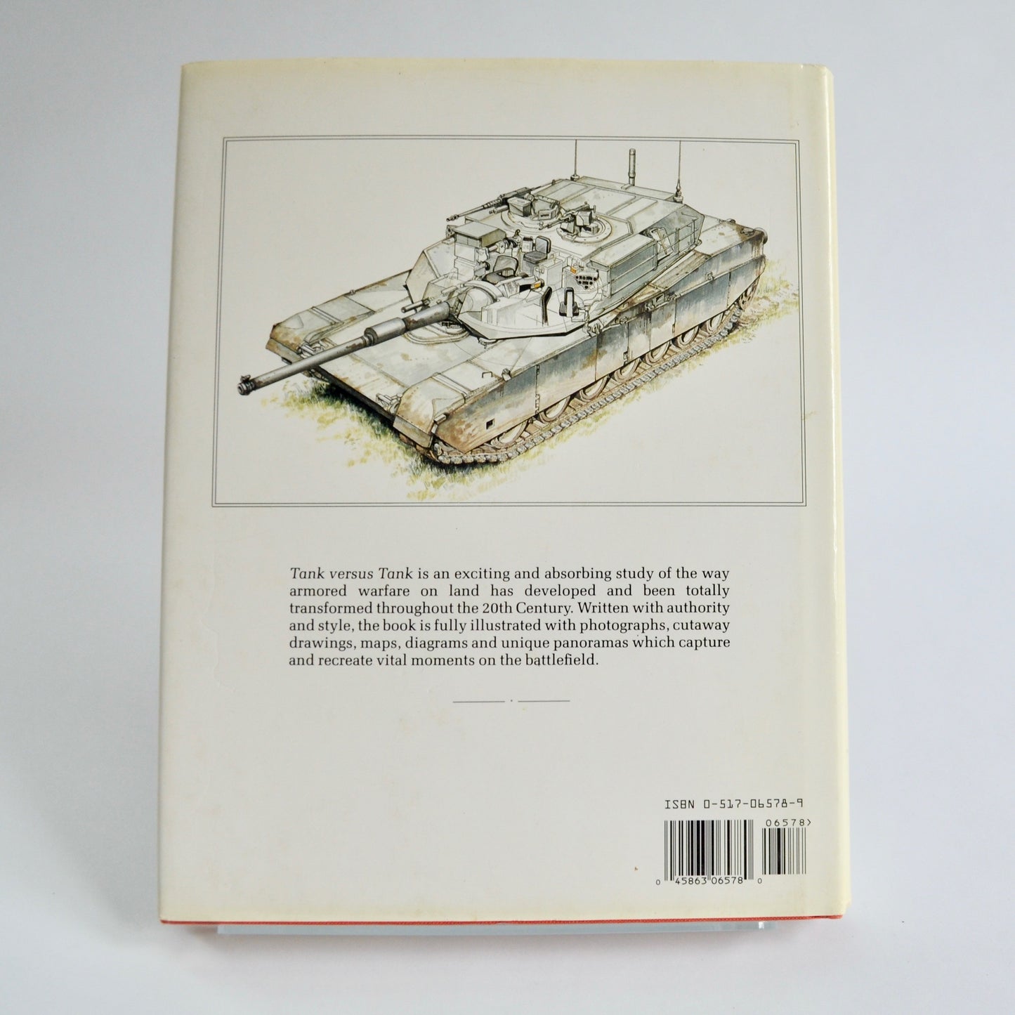 Vintage 1991 "Tank Versus Tank" Illustrated Hardcover Book by Kenneth Macksey