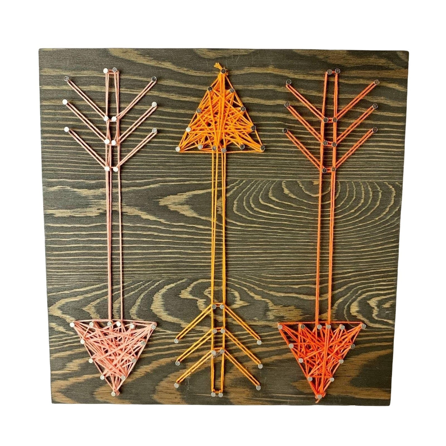Handmade String Art Arrows Wall Hanging