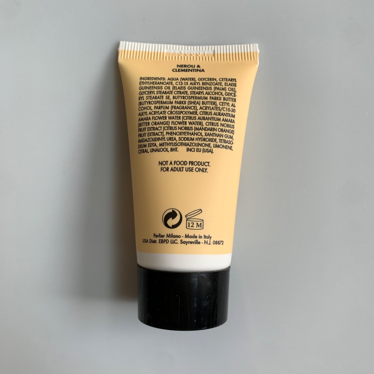 Perlier Neroli Clementine Crema Mani Hand Cream 1 oz Travel New Sealed