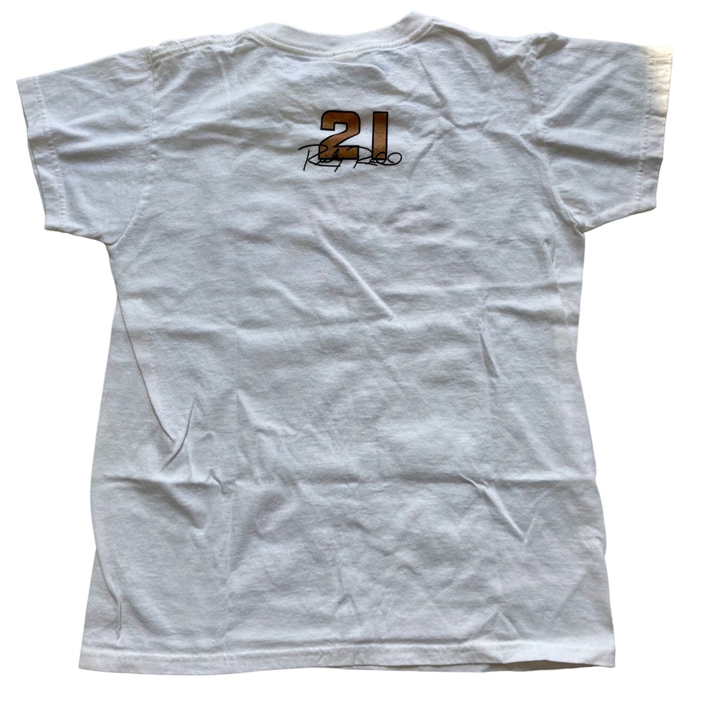Vintage NASCAR Ricky Rudd #21 WOMEN'S T-Shirt Size S Motorcraft