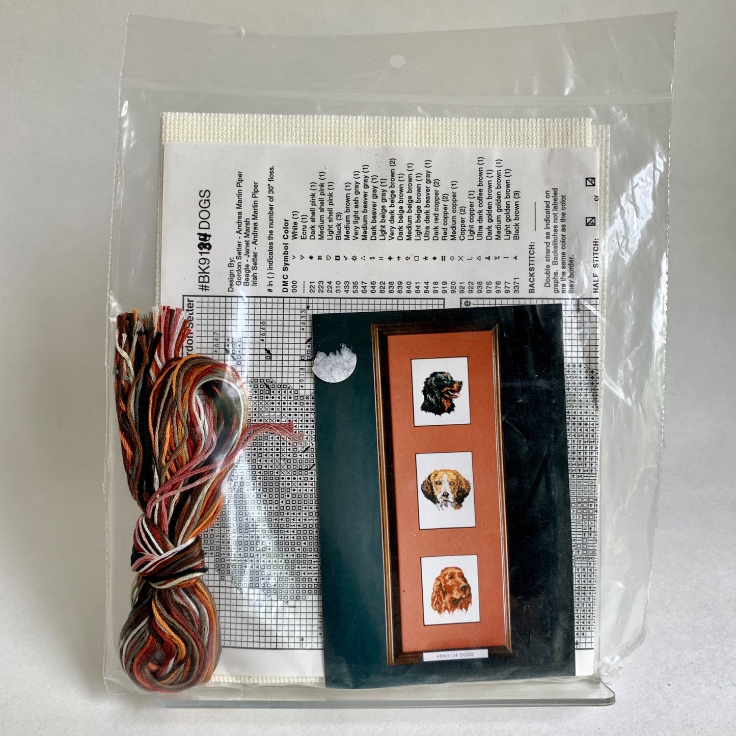 BK9134 Dogs Cross Stitch Kit New