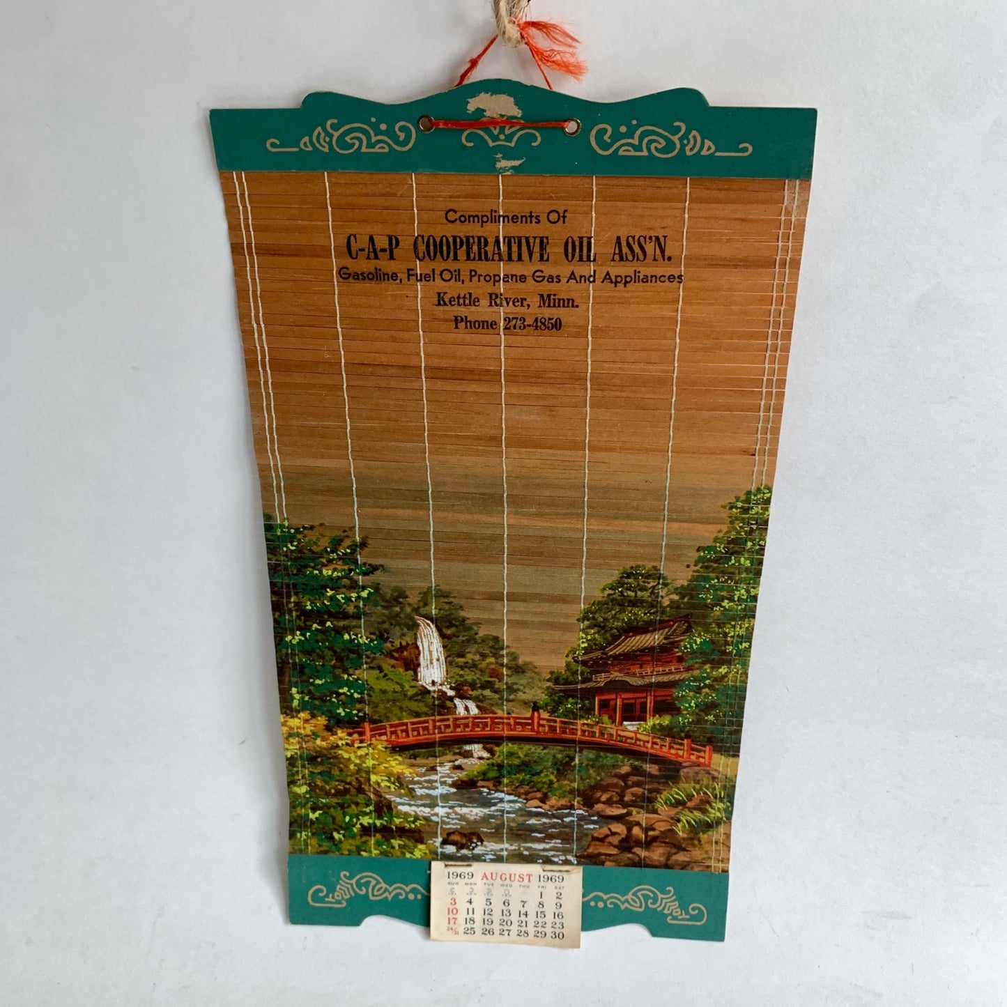 1969 C-A-P Cooperative Oil Association Calendar