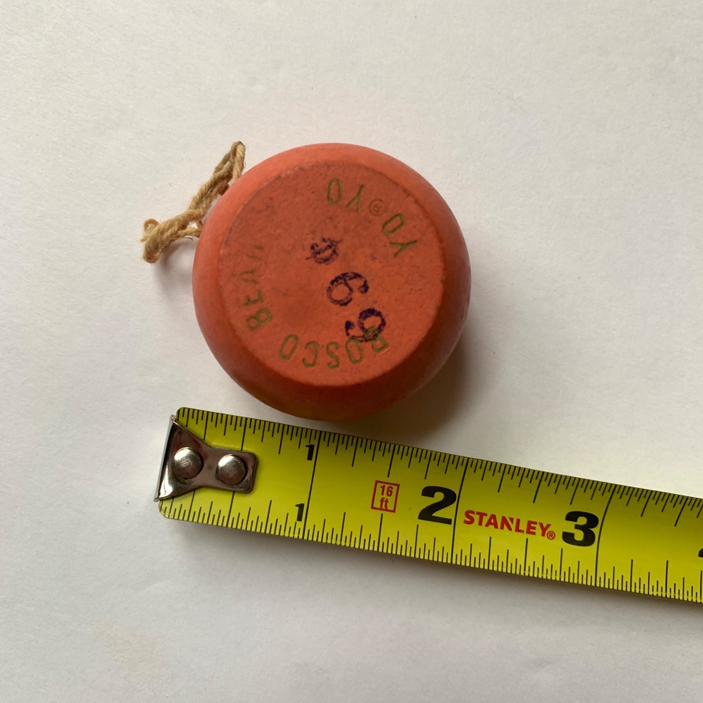 Bosco Bear Vintage Pink Yo-Yo Wooden Vintage