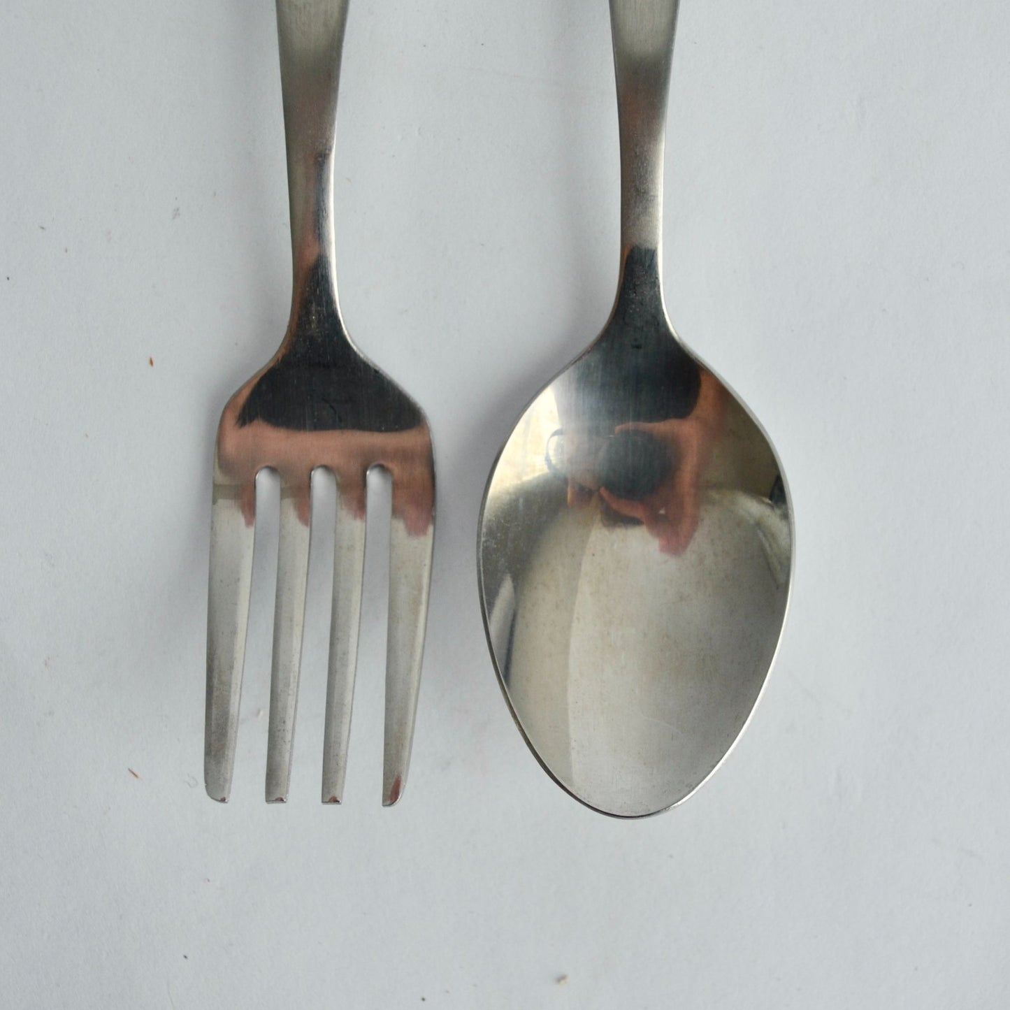 Annie Child's Fork & Spoon Set Stainless by Bonny Korea Chicago Tribune 1978