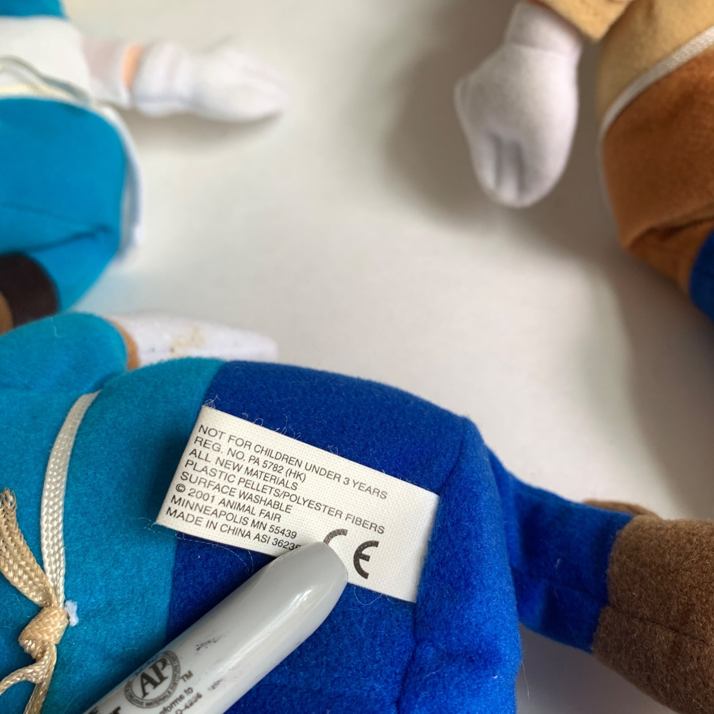 2001 Keebler Elves Plush Animal Fair Dolls Set of 3