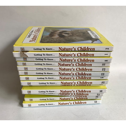 1985 Getting to Know Nature's Children Books Lot of 14